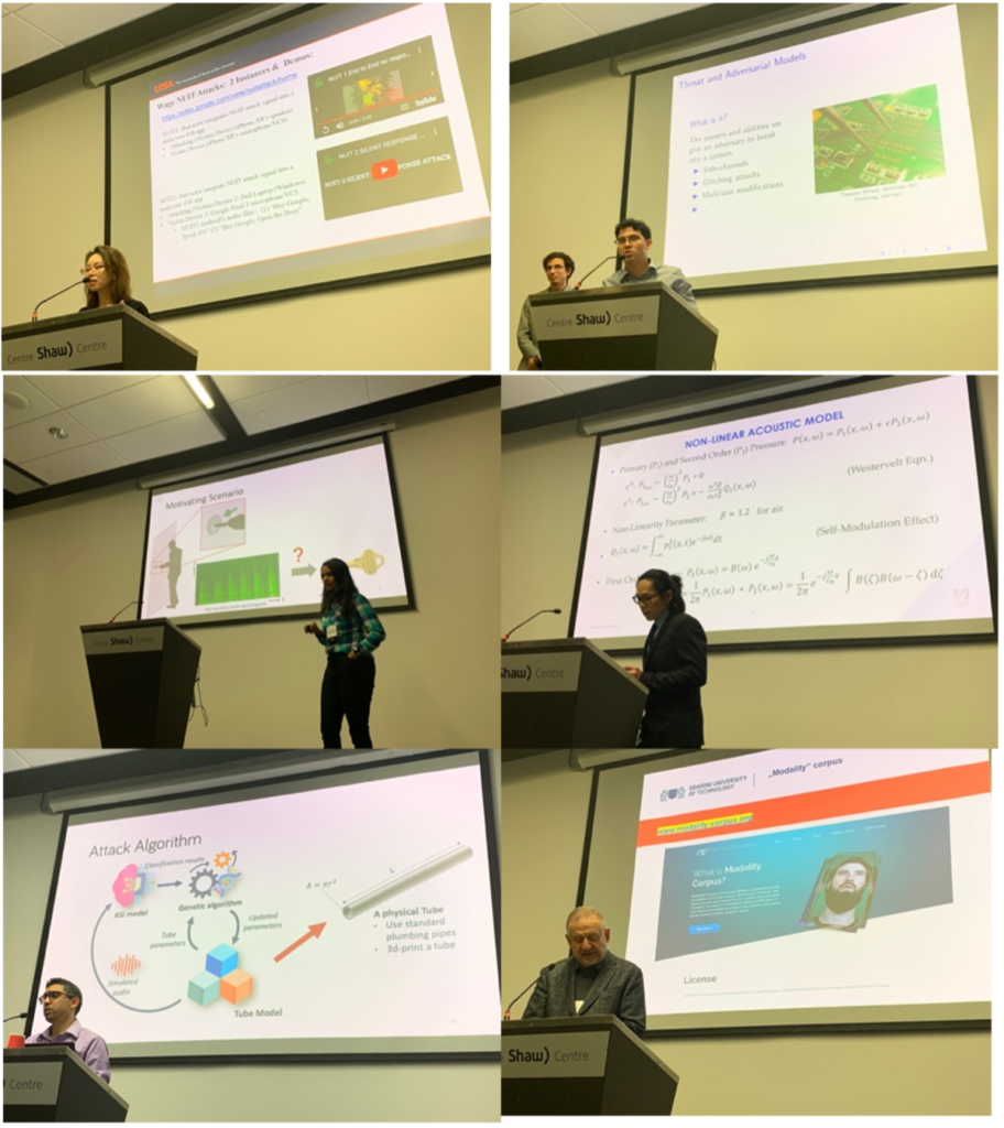 Cyberthreats and acoustical systems session